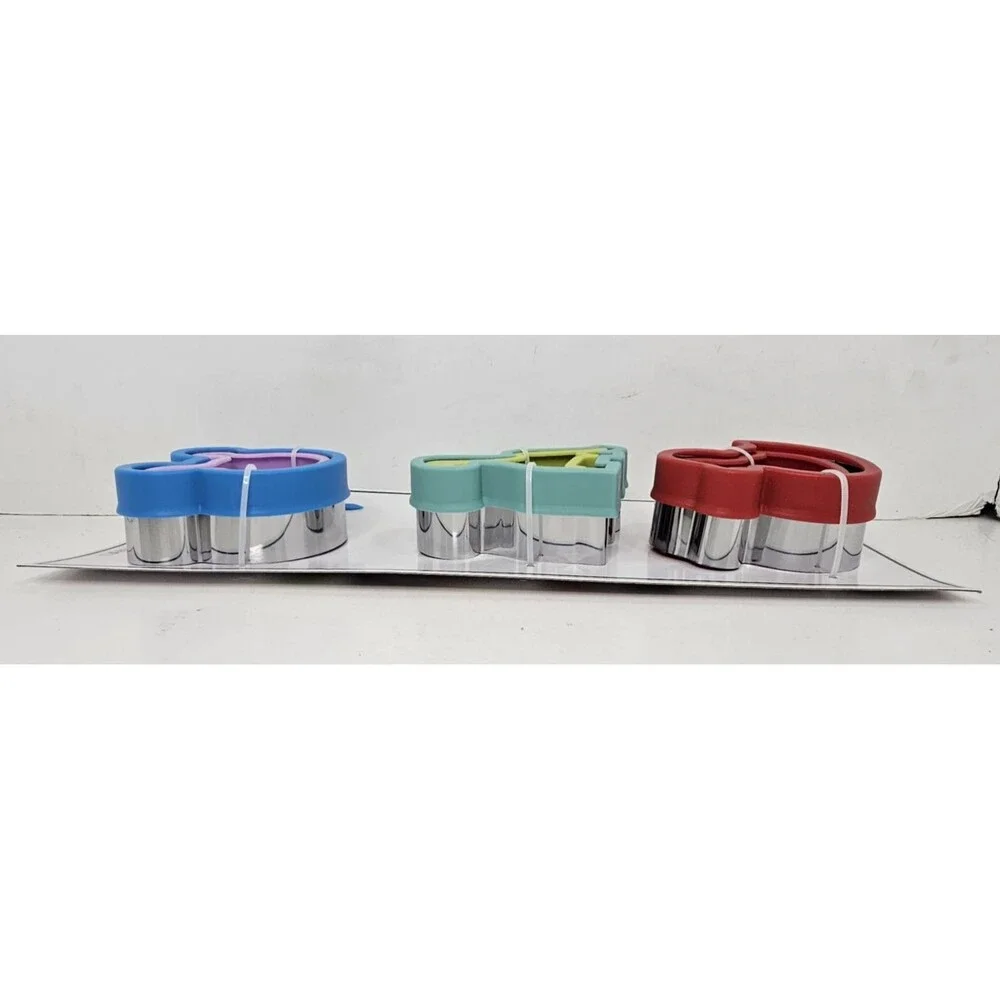 9pc Animal Cutter Set - NIP - Use for Sandwiches, Cookies, Stencils,‎ Play-do